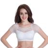 Lingerie mais vendida para mulheres plus size sem fio push-up costas bonitas envolvente no peito renda sem costura meia-idade e idosas base para usar por baixo sutiã esportivo para mulheres