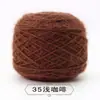 Grande Bola de Fio de Veludo de Esquilo com Fio de Seda Brilhante para Tricô à Mão, Cachecol, Chapéu, Xale de Mohair de Espessura Média Venda Direta Tricô à Mão