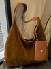 Bolso Tote Casual Retro de Gran Capacidad 2025 Verano Nuevo Estilo Nicho Casual Bolso de Hombro Axilar Bolso para Ir al Trabajo