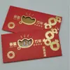 2025 Ano do Coelho Envelope Vermelho Logotipo Personalizado Atacado Envelope Vermelho Estampagem a Quente Criativa Sorte e Fortuna Envelope Vermelho Neutro