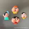 Imán Divertido de Nevera de Crayon Shin-Chan Ins Dibujo Animado Creativo Resina Tridimensional Decoración del Hogar Mensaje Pegatina Magnética
