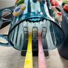 Artefacto Creativo para Exprimir Pasta de Dientes Taza de Cepillo de Dientes Linda Estante de Almacenamiento Sin Taladro Exprimedor Perezoso de Pasta de Dientes para Niños Pasta