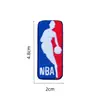 Parche de Tela Decorativo Bordado con Logo del Equipo Los Angeles Lakers para Ropa de Baloncesto NBA Personalizable Velcro Bordado