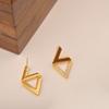 Pendientes Retro Franceses Otoño e Invierno Pendientes de Circonita Maillard Aguja de Plata para Mujer Esmalte de Alta Calidad Moda Pendientes Versátiles