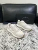 Zapatillas deportivas retro para hombre con retazos de piel de ante y logo metálico triangular PRA, zapatillas deportivas casuales, venta al por mayor multicolor transfronteriza