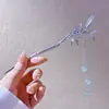 Pinza para el pelo Retro Genial Estilo Chino Nuevo Plata Miao de Imitación, Pinza para el Pelo con Borla, Pinza para el Pelo Estilo Antiguo Estilo Palacio, Pinza para el Pelo