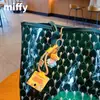 Chaveiro Autêntico Coelho Miffy Casa de Panificação Boneco Pingente Fofo Casal Chaveiro de Carro Pingente de Bolsa Presente