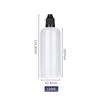 Botella puntiaguda, botella exprimible, botella de plástico translúcida de 10 ml y 30 ml para gotas para los ojos, botella pequeña, subbotella de pigmento de PE.