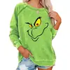 2025 Grinch Navideño El Grinch Monstruo Peludo Verde Grinch Robó la Navidad Sudadera con Capucha de Monstruo