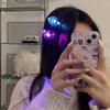 Grampo de cabelo de lâmpada personalidade feminina criativo adereços para fotos clipe bico de pato franja lateral clipe para cabelo desfiado adorno de cabeça