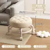 Banqueta Plástica Espessa para Uso Doméstico, Cadeira Móvel para Sala de Estar, Banqueta Amiga das Crianças, Banqueta Pequena, Banqueta Baixa, Banqueta Redonda