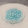 Contas Soltas Perfuradas Coloridas de Pérola Imitação ABS Contas Feitas à Mão Material DIY para Sapatos, Roupas, Chapéus, Pulseiras, Acessórios de Contas para Joias