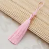Marcador de 7 cm Borla Pequeña Colgante de Perlas Seda de Hielo Borla Vertical Caja de Empaque Perfumada Bolsita Colgante de Abanico