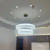 Lámpara de araña de concha estilo francés de lujo ligero, minimalista moderno para sala de estar, nueva lámpara principal circular estilo crema de plumas para comedor, nórdica