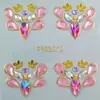 Patrón de Pegatinas Pintadas de Joyas de Princesa Retro para la Frente Estilo Antiguo Facial Niños Pegatinas Brillantes para Cejas con Pedrería Pegatinas Faciales Estereoscópicas