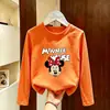 Camiseta de manga larga para niño 2026 nueva ropa de primavera y otoño para niños, camiseta básica de algodón puro para niño, top estiloso para niños mayores