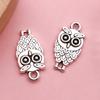 20 lindos accesorios de joyería de aleación de dinosaurio y abeja, pendientes hechos a mano, collar y colgante, material para colgantes.