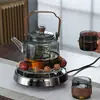 Set de té para tetera de cerámica eléctrica para uso doméstico, tetera de oficina, hervidor de agua de vidrio, juego de té