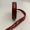 Folga 2,5 cm Inglês Bronzing Ribbon Thread Termoendurecível Impressão Flor Bolo Caixa de Presente Embalagem JUSTFORYOU