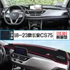 Adecuado para Changan Modelo 23 Cs75 Consola Central Tablero Protector a Prueba de Luz Decoración Protección Solar y Aislamiento Térmico del Coche Suministros de Modificación Interior