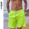 Pantalones Largos de Playa LAGCEN para Hombre Secado Rápido Sueltos Bañador Corto Shorts para Vacaciones en la Costa Anti-vergüenza Traje de Surf Waketail