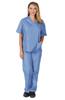 Dr. Uniforme Cirúrgico de Xia Roupas de Trabalho para Pet Grooming Unissex Manga Curta Camisola Cirúrgica Absorvente de Suor Confortável Respirável Roupa Médica