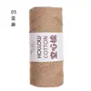 Hilo de Algodón Hueco Hilo de Algodón Puro Hilo de Algodón de Leche Bola de Hilo Fabricante Venta al por Mayor DIY Crochet Tejido Hilo Paquete de Material Peinado