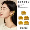 Pinza para Puntos de Acupuntura Auricular, Pinza Ósea Auricular de Medicina Tradicional China, Exquisita y de Alta Gama Pinza para el Cabello de Princesa, Pinza de Garra Pequeña para Flequillo, Pinza Lateral para el Cabello, Pasador
