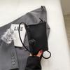 Diseño nicho textura simple bolso cuadrado pequeño 2025 primavera nueva moda moderno bolso de hombro bandolera para mujer
