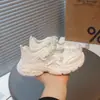 Novedad Primavera 2026 Zapatos de Red con Lazo de Perlas para Niñas Estilo Coreano Transpirables de Princesa Zapatos para Correr Zapatos Casuales para Niños