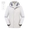 Chaqueta para Exterior para Hombre y Mujer, Conjunto de Dos Piezas Desmontable Tres en Uno, Ropa de Trabajo Cálida Fija para Otoño e Invierno con Logotipo Impreso