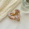 Horquilla de amor retro coreana para mujer, elegante y retro, con clip de tiburón para varios cabellos, accesorio para la cabeza de alta gama.
