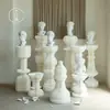 Suporte de Exibição Criativo para Peças de Xadrez de Papel, Coluna de Exibição para Vitrine, Ilha de Exposição Mesa d'Água Rack de Exibição Criativo