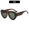 Moda Europea y Americana Gafas de Sol Oversize Unisex Protección Solar para Exteriores Personalidad Gafas de Sol Hip Hop Gafas de Sol Tipo Aviador