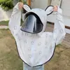 Roupa de Proteção Solar Infantil Seda Gelada 2026 Verão Proteção UV para Meninas e Meninos Estilosa Fina Respirável com Capuz Roupa de Proteção Solar