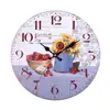 Amazon Reloj de Pared Redondo de 30 cm Estilo Pastoral Retro con Girasoles Decoración para Sala de Estar Reloj de Pared para Sala de Estar