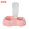 Bebedouro Duplo Automático para Pets Transfronteiriço Atacado Garrafa de Água com Reabastecimento Automático para Cães Gatos Tigela de Alimentação para Pets