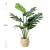 Estilo Ins Escandinavo Planta Artificial Planta Verde Biônica Enfeites Decorativos Monstera Falsa Sala de Estar Interior Árvore em Vaso de Chão