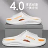 Pantuflas de verano para hombre con suela gruesa y tacto cómodo, adecuadas para el hogar, exteriores, playa, resistentes al olor, sandalias antideslizantes para interiores
