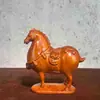 Talla en Madera de Ébano Tang Ma Zhaocai Pueblo Casa Animales Zodiaco Decoración del Hogar Apertura de Oficina Artesanía en Madera Maciza Regalo