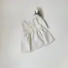 Roupas Infantis Coreanas 2026 Primavera Novo Estilo Vestido Sem Manga com Laço Estilo Chanel Vestido Princesa Elegante para Bebê