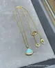 Collar Baojia de Ágata Negra Natural en Forma de Abanico Pequeño Versión de Alta Gama V-Gold con Chapado en Oro de 18 Quilates e Incrustaciones de Diamante, Cadena para Clavícula Finamente Tallada en CNC