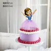 Cartão Floco de Neve para Bolo de Aniversário Bandeirinha de Bolo Plug-in para Bolo Decoração de Bolo Floco de Neve Frozen Pacote com 5