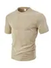 Roupas Masculinas Transfronteiriças Verão Europeu e Americano Esportivo Casual Solto Respirável Gola Redonda Tecido Jacquard de Toalha Camisa Polo Masculina de Manga Curta