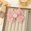 Estilo Coreano Laço de Renda Produto Semi-acabado Adesivos de Pérola e Strass Tecido Artesanal DIY Acessórios Enfeites Decorações de Roupas Acessórios