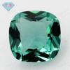Huagang Gema Fertilizante Cuadrado Vidrio Verde Claro Piedra Desnuda Punta Fondo Puntiagudo Anillo Almohada Cuentas Dispersas Artificiales Vidrio Verde Claro Diamante Desnudo