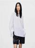 Jn*Por2026 Primavera Nova Roupa Feminina Gola Redonda Suéter Manga Longa Solto e Confortável Top de Algodão Camisa Casual Feminina