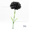 Cravos de seda artificial, variedade de haste longa de haste única, variedade de haste curta, ideais para o Dia das Mães, decoração de casa e arranjos de mesa.. Flores artificiais altamente recomendadas