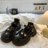 Zapatos de Cuero con Plataforma de Suela Gruesa para Niños 2025 Otoño Nuevos Estilo Japonés Nuevos Zapatos de Moda Retro con Faldas