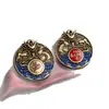 Fábrica de origem dragão de latão com padrão de água do mar pingente de cobre rotativo, trazendo riqueza de todas as direções, design de dragão, ornamento de mão, atacado